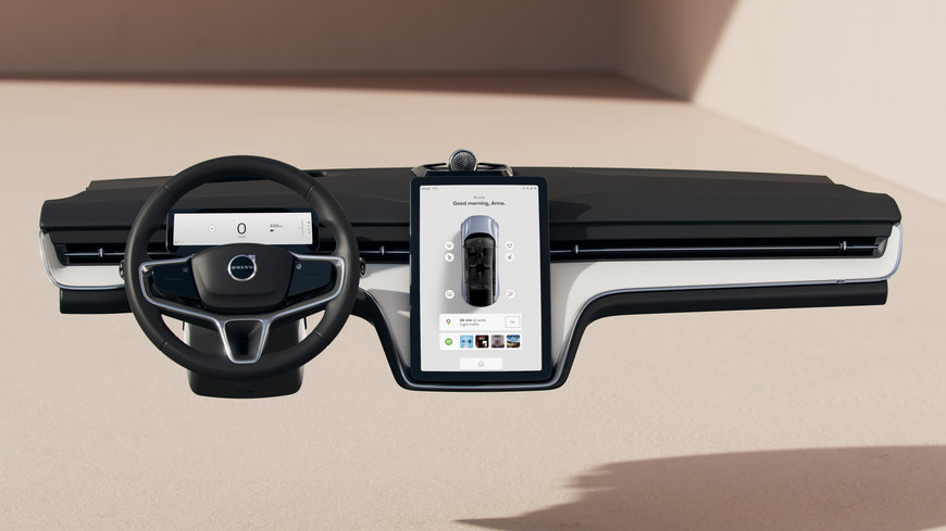 The new Volvo EX90 gives you every information you need, when you need it 